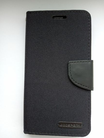 Чохол-книжка Goospery з тканини для Lenovo A6000 чорний