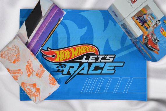 Постільна білизна TAC Disney 160×220 см Hot Wheels Let's Race | Зображення 4