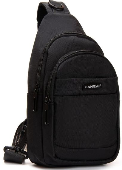 Сумка слинг Lanpad тканевая, черный