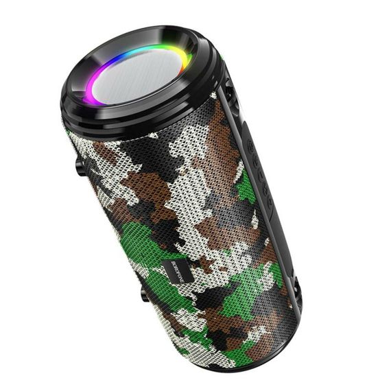 Портативна колонка BOROFONE BR13 Young sports BT speaker Camouflage Green | Зображення 1