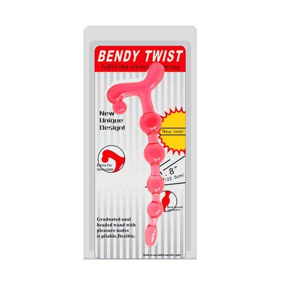 Анальные бусы "Bendy twist" BI-040005 0101S sexstyle | Зображення 5