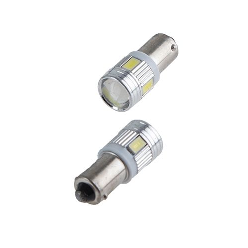 Лампа діодна BA9S-6SMD-5630 линза 60573