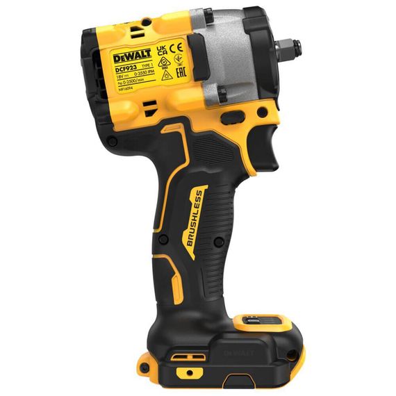 Гайковерт ударный аккумуляторный бесщёточный 610Нм DeWALT DCF923N | Зображення 3