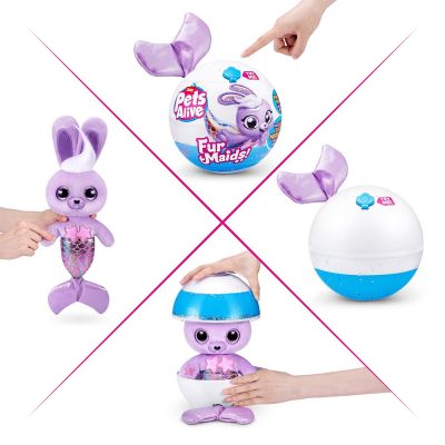 Інтерактивна іграшка Pets &amp; Robo Alive серії Furmaids – Кролик Старлет (9555B) | Зображення 1