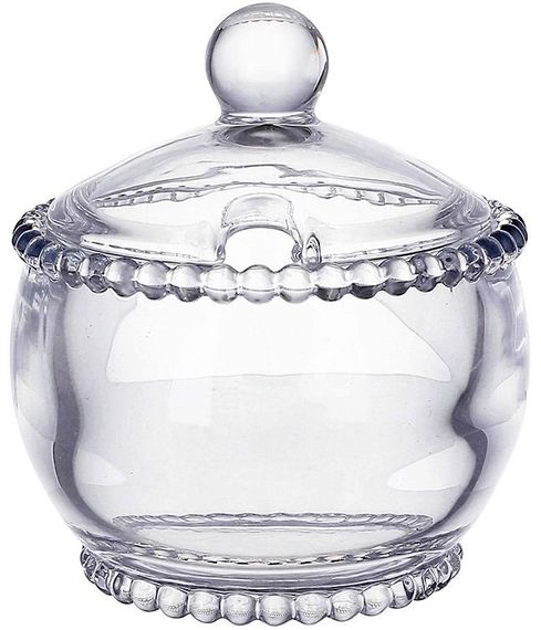 Цукорниця скляна "Bauble Glass" 10х11см з кришкою