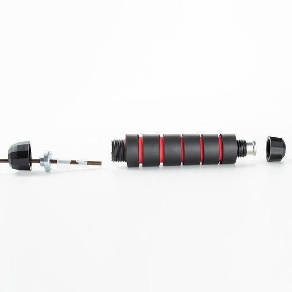 Скакалка швидкісна PowerPlay 4210 Power Weighted Jump Rope Чорна (2,7m.) | Зображення 3