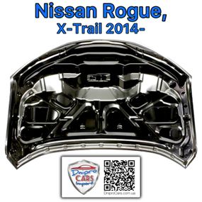 Nissan Rogue, X-Trail 2014-2020 капот, 651004BA0A