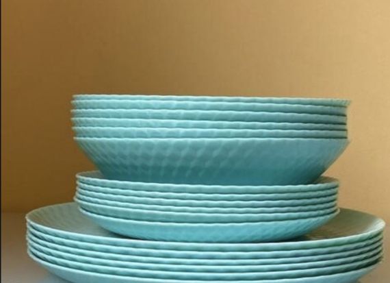Столовий сервіз Luminarc Pampille Turquoise Q6154, 18 предметів, на 6 персон | Зображення 3