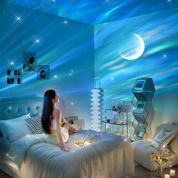 Проектор-ночник Galaxy Moon E24 2400 mAh White | Зображення 2