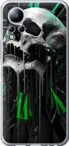 Чехол на Infinix Note 12 Череп-часы "4100u-2927-17620"