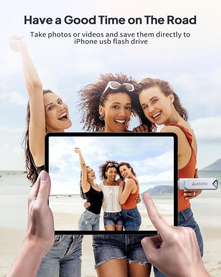 Флешка, карта пам'яті для Iphone, MFi флешнакопичувач місткістю 128 ГБ для iPhone USB-накопичувач, USB-накопичувач | Зображення 5