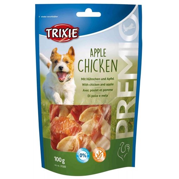 Ласощі для собак з куркою та яблуком Trixie Premio Apple Chicken, 100 гр