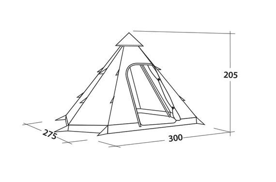 Намет чотиримісний Easy Camp Bolide 400 Rustic Green (120405) 929565 | Зображення 4