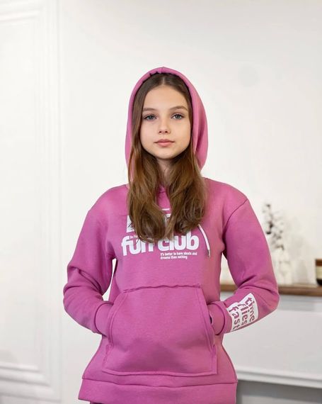 Худі для дівчинки Носи своє 140 Рожевий (p-5277-134551) | Зображення 4