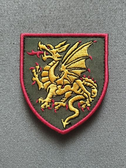Шеврон 107 реактивна артилерійська бригада (кольоровий)