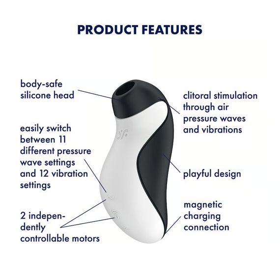 Кліторальний стимулятор - Satisfyer Orca Sex Aura | Зображення 2