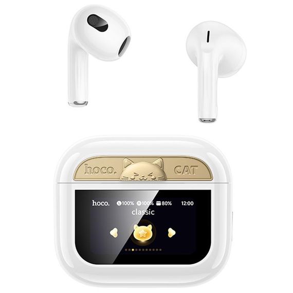 Беспроводные TWS наушники Hoco EW87 Gata White | Зображення 6