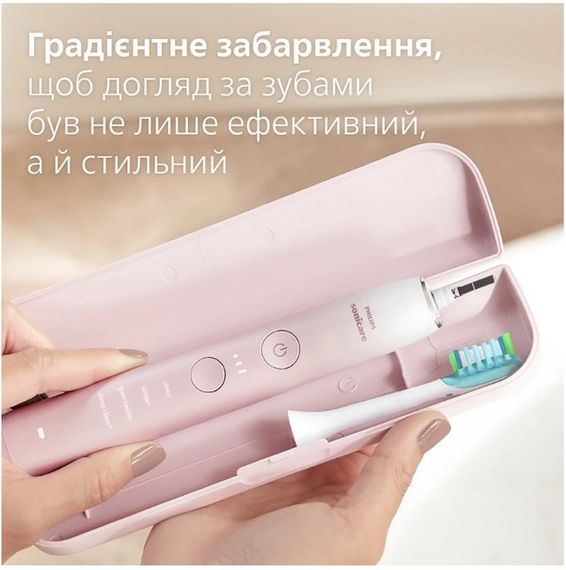 Зубна електрощітка Philips HX9911/84 Sonicare DiamondClean Gradient Pink-White | Зображення 4