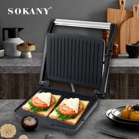 Електричний гриль з антипригарним покриттям XPRO Sokany KJ-210 (45450-KJ-210_1155) | Зображення 4