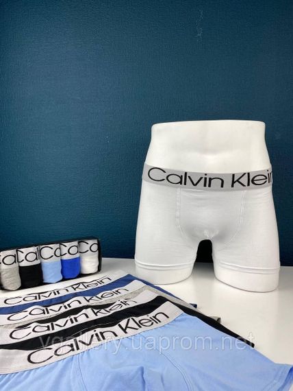 Подарунковий набір чоловічих трусів Calvin Klein Steel 45 в коробці - ціна поштучно  - розмір L | Зображення 8