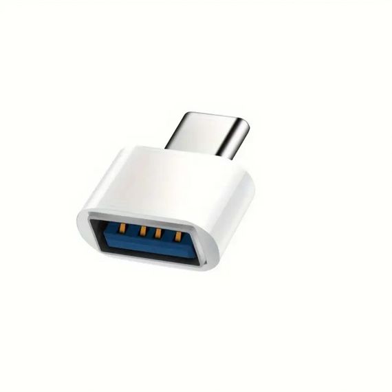 Універсальний адаптер Type-C до USB, для планшетів, ПК, телефонів. Білий | Зображення 9