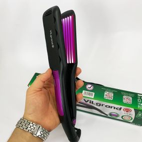 Укладка волос выпрямление ViLgrand, Выпрямитель для волос паровой, Эргономичный утюжок выпрямитель GO-75