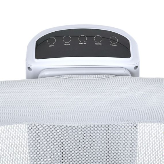 Детская кроватка-люлька 3 в 1 Mastela 3328 приставная, музыка, таймер, москитная сетка, белый | Зображення 1