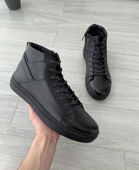 Кожаные ботинки на шнурке большого размера 46 47 49 размер | Зображення 3