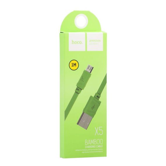 Кабель USB Hoco X5 Bamboo Micro Колір Білий | Зображення 3
