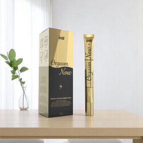 Збуджувальний гель-вібратор для клітора в тубі з вібруючим кінчиком 2-в-1: Intt Orgasm Now (15 мл) — максимальне збудження