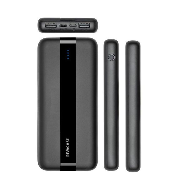 Портативний зарядний пристрій Rivacase, 10000 mA, RIVAPOWER VA2041 (Black) | Зображення 3