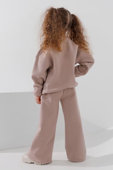 Костюм світшот+штани для дівчинки Atabey 10658 92 см Капучино shop (2000990831637) | Зображення 4