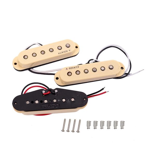 Set вінтажних синглів датчики Alnico 5 для електрогітари Fender Stratocaster squer Cort Ibanes Shur LTD ESP | Зображення 2