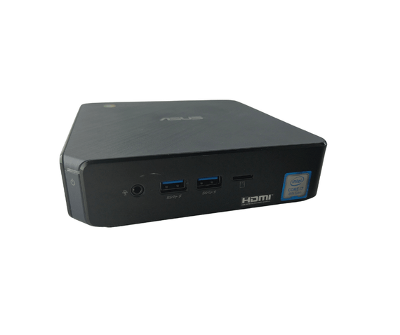 Комплект ПК: комп'ютер Asus Chromebox 3 USFF / Intel Core i7-8550U (4 (8) ядра по 1,8 - 4,0 ГГц) / 8 ГБ DDR4 / 240 ГБ SSD / Intel UHD Graphics 620 + Монітор 24" (1920x1080) TN  б/в | Зображення 3