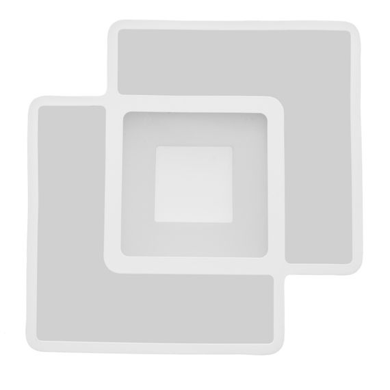 Светильник светодиодный настенно-потолочный накладной WBL-08/16W+14W NW WH | Зображення 1