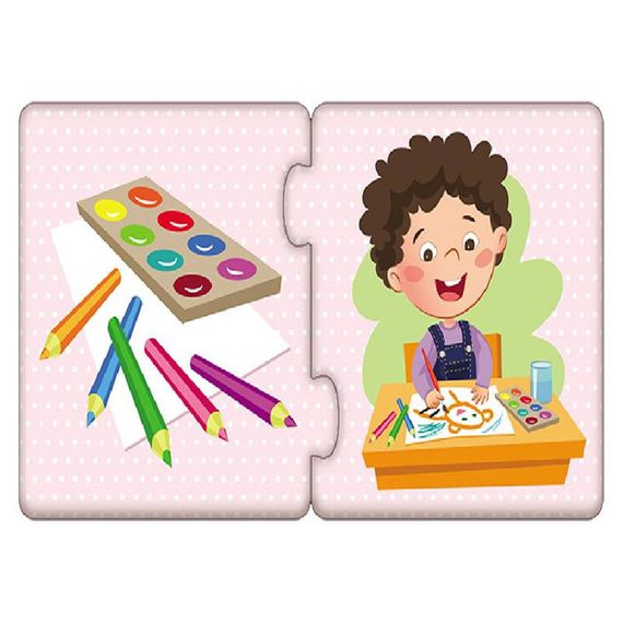 Дитячі пазли-половинки "Що для чого" 1214005 укр. мовою | Зображення 1