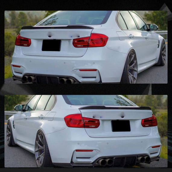 Спойлер PSM-Style V4 (для F30/F80, Карбон) для BMW 3 серія F-30/31/34 2012-2019 рр | Зображення 1