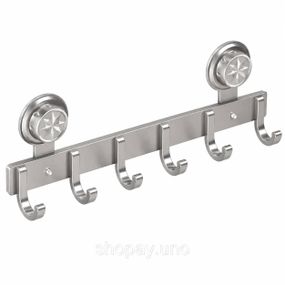 Металева вішалка на двері Storage rack AND 101-20 чорна • Навісні гачки в стилі ЛОФТ для одягу, рушників, сумок та аксесуарів