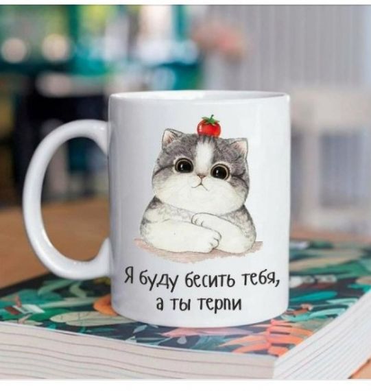 Кружка Я буду дратувати тебе, а ти терпи