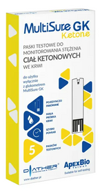 Тест-смужки для визначення кетонів MultiSure GK 5