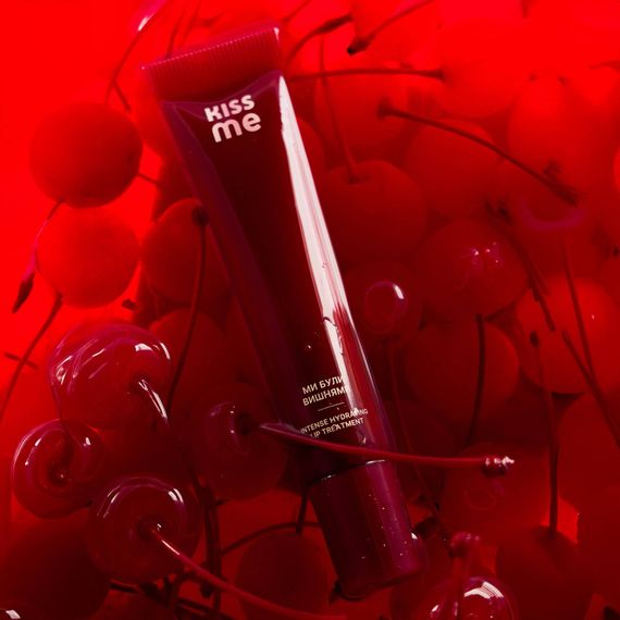 Блиск для губ Kiss Me Intense Hydrating Lip Treatment - Ми були вишнями (8 ml) | Зображення 1