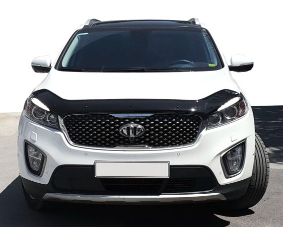 Дефлектор капота (EuroCap) для Kia Sorento UM 2015-2020 гг