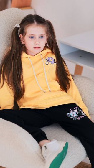 Худі для дівчинки Носи своє 158 Жовтий (p-4743-156969) | Зображення 5