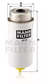 Фільтр паливний FORD, MANN-FILTER (WK8104)