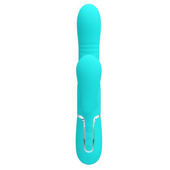 Вібромасажер із поступальним рухом серії Pretty Love - Mariana Twinkled Green 7 vibration functions 4 rolling functions, sexstyle | Зображення 3