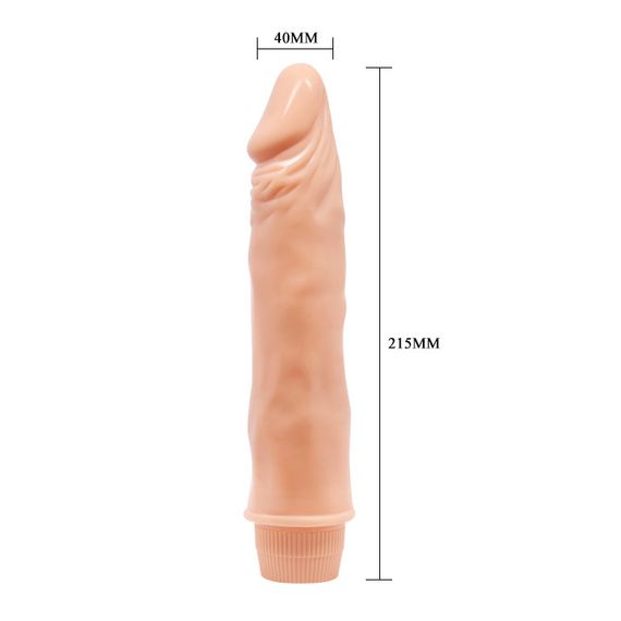 Вібратори DWARF Soft Skin 21 см Sex Aura | Зображення 3