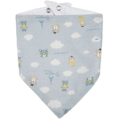 Слюнявчик Canpol babies Bonjour Paris 2 шт Голубой (26/900_blu) | Зображення 2