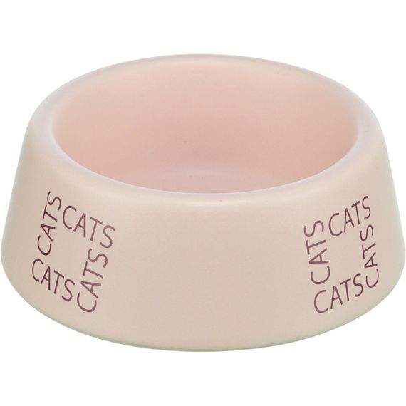 Миска Trixie для котів керамічна 0,15 л діаметр 12 см рожева
