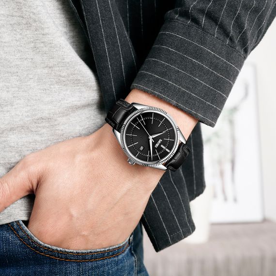 Чоловічий годинник Skmei 9298SIBKBK Silver Black-Black | Зображення 2