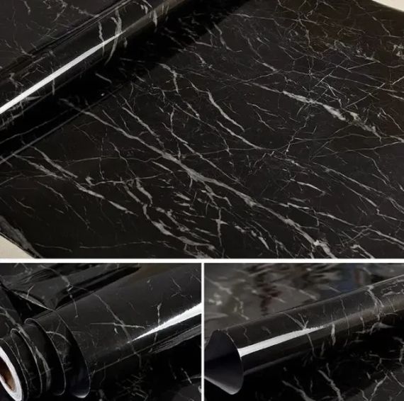 Самоклеящаяся пленка Supretto Мрамор 2Mх0. 60M Белая | Зображення 7